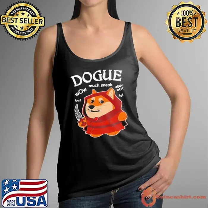 Dogue Wow Much Sneak Very Dex Knif Lol Corgi Tank Top