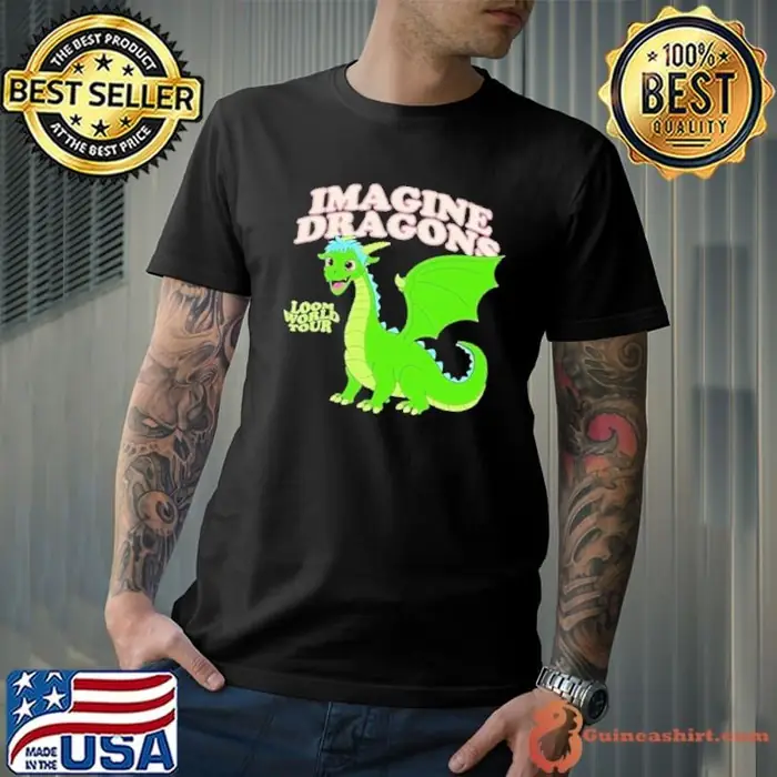 Dragons Loom World Tour Cartoon Dragon 2024 Unisex