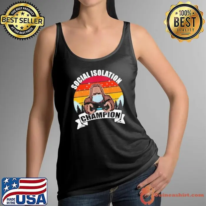 Gamer Sasquatch Yeti Abominable Snow Bigfoot Tank Top