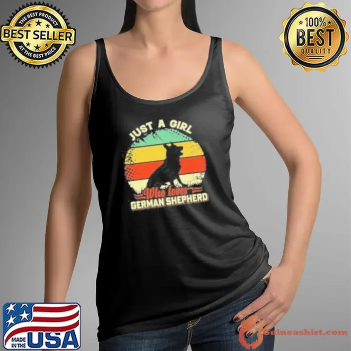 Just A Girl Who Loves German Shepherd Tank Top