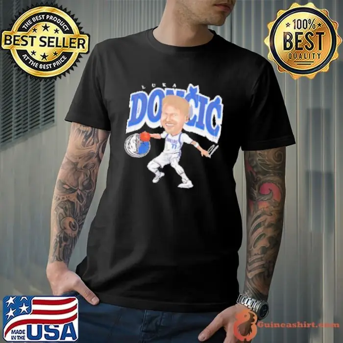 Luka Doncic Dallas Mavericks Basketball Cartoon Vintage Unisex