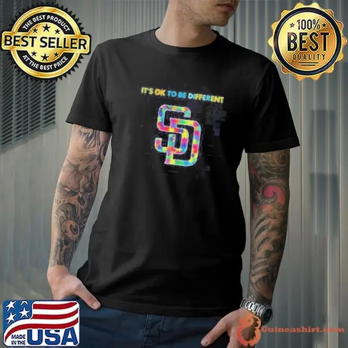 MLB San Diego Padres It’s Ok To Be Different Autism 2024 Unisex