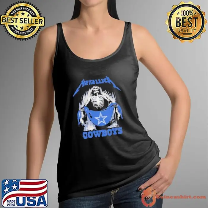 Metallica Dallas Cowboys NFL Football 2024 Tank Top