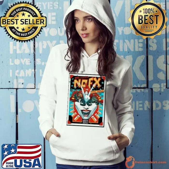 NOFX Berth 46 San Pedro CA Oct 4 6 2024 Final Show Tour Poster Hoodie