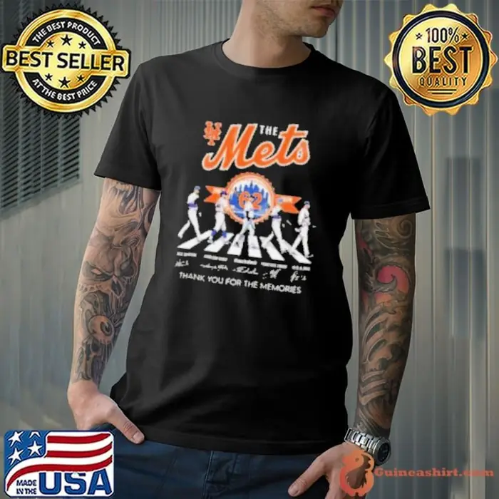 New York Mets 62 Years 1962 2024 Thank You For The Memories Walking Signatures Unisex