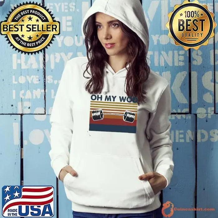 Oh My Wod Weight Lifting Vintage Hoodie