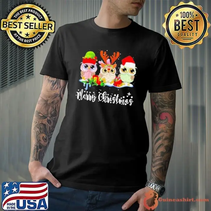 Owl Lover Christmas Gift Funny Owls Ugly Christmas Unisex