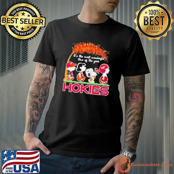 Peanuts Hokies fall it’s the most wonderful time of the year Unisex