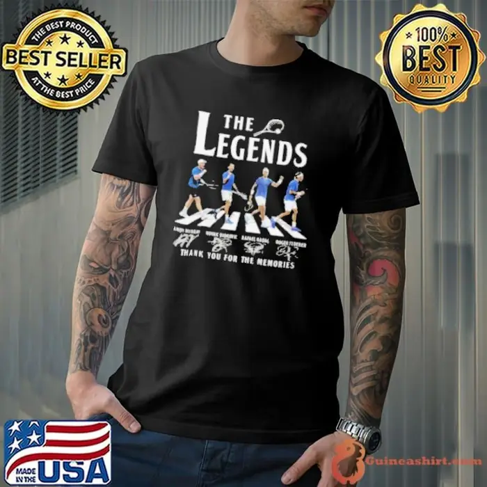 Rafael Nadal Andy Murry Roger Federer Novak Djokovic The Legends Of Tennis Unisex