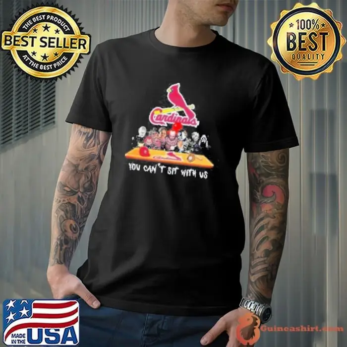 St. Louis Cardinals MLB Horror Movies Halloween You Can't Sit With Us 2024 Unisex