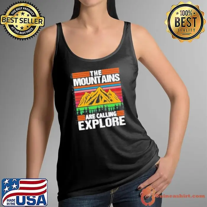 The Mountains Are Calling Explore Tank Top