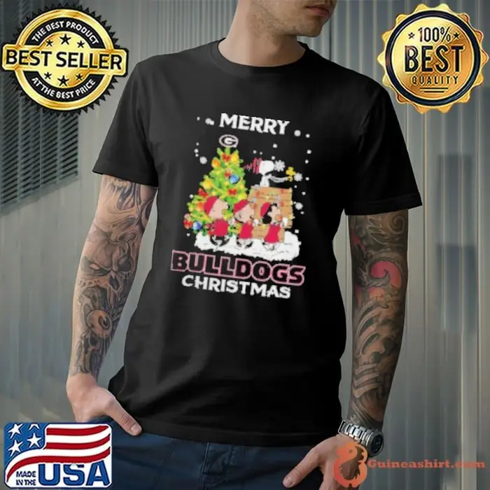 2024 Georgia Bulldogs Snoopy And Friends Merry Christmas Unisex