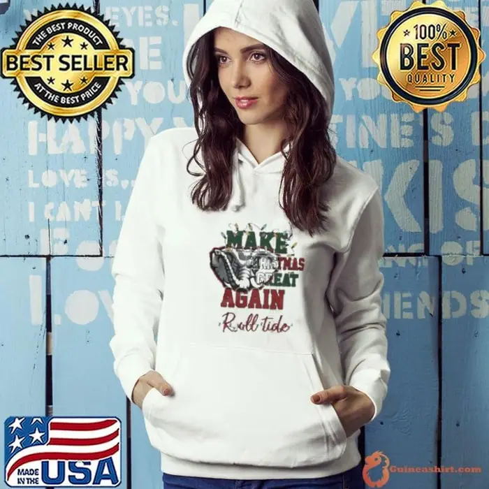 Alabama Crimson Tide Trump Make Christmas Great Again 2024 Hoodie
