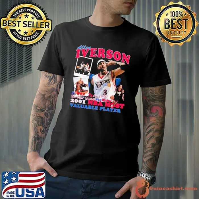 Allen Iverson 2001 MVP Au Star Game Valuable Player Unisex