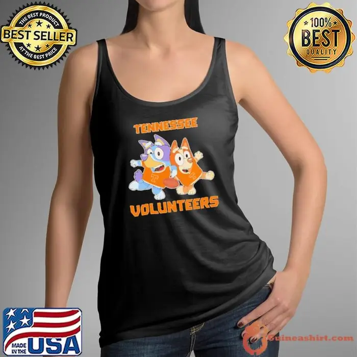 Bluey Bingo fan of Tennessee Volunteers Tank Top