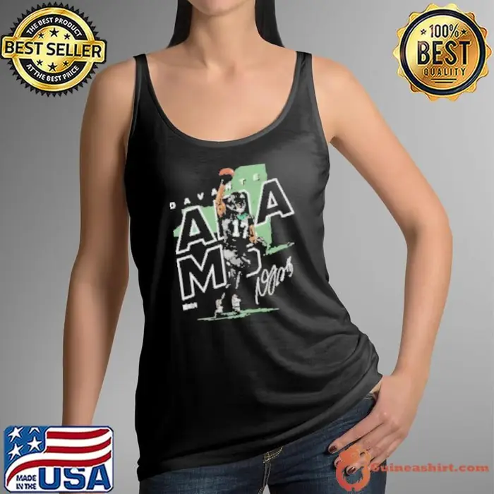 Davante Adams New York Jets NFL Player Map Signature Tank Top