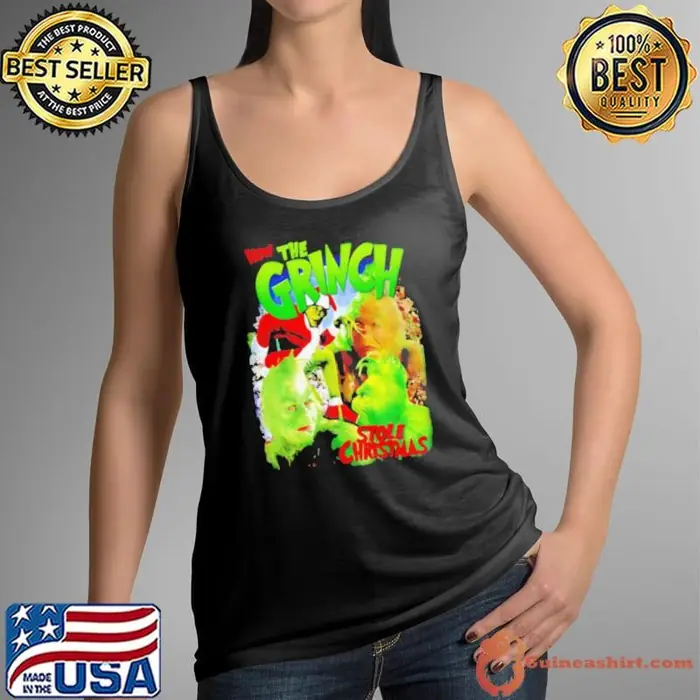 How The Grinch Stole Christmas graphic Tank Top