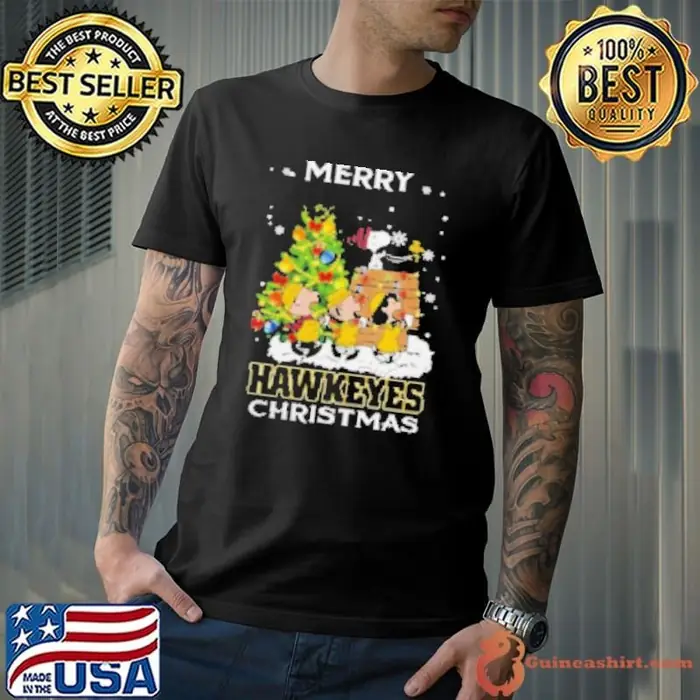 Iowa Hawkeyes X Snoopy And Friends Merry Christmas 2024 Unisex