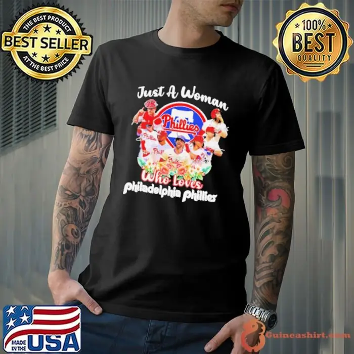 Just a woman who loves Philadelphia Phillies all team signatures Unisex