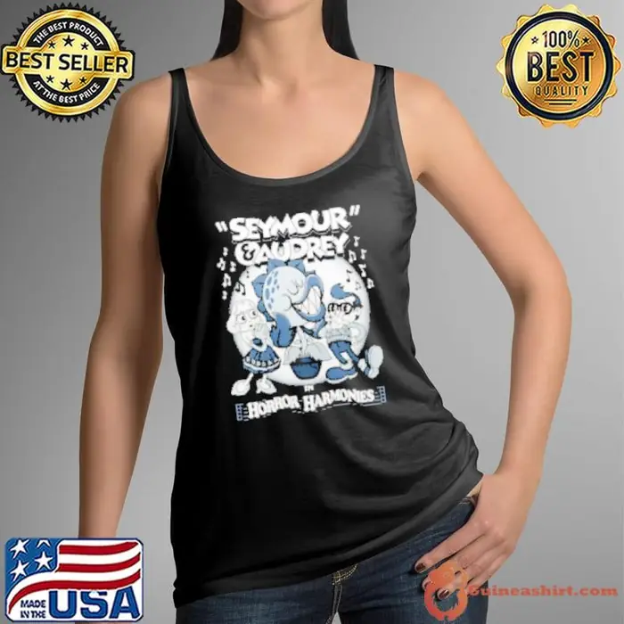 Little Shop of Horrors X Merrie Melodies Seymour and Audrey in Horror Harmonies Tank Top