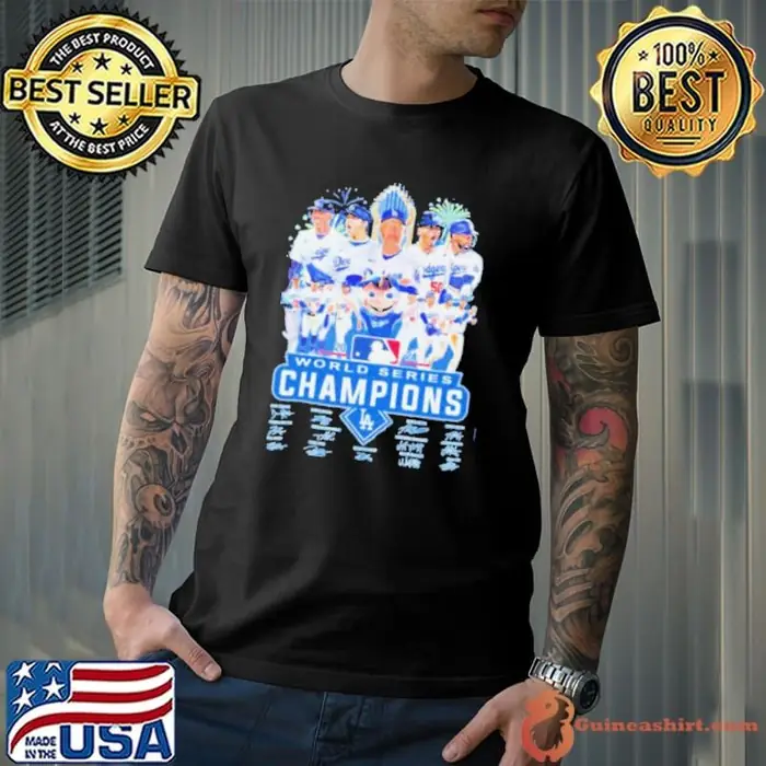 Los Angeles Dodgers 2024 MLB Champions Celebrate The Win In Style Signatures Unisex