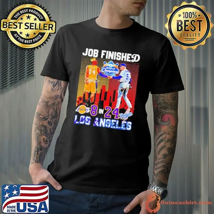 Los Angeles Lakers and Dodgers players Bryant and Freeman job finished Unisex