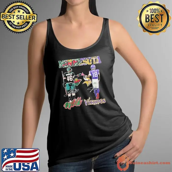 Minnesota Vikings 2024 Native American Heritage Month Proud Team Polo Signature Tank Top