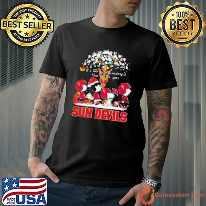Peanuts Arizona State Sun Devils It’s The Most Wonderful Time Of The Year Winter Unisex
