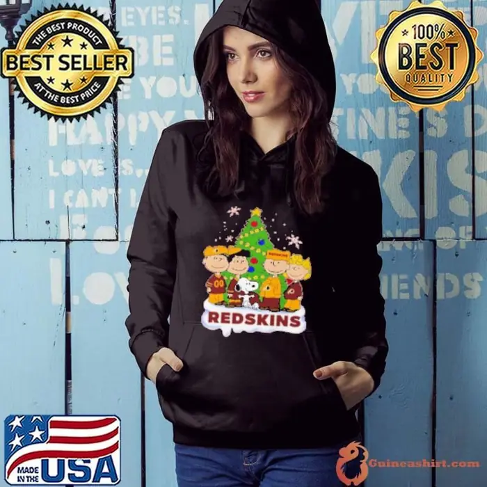 Peanuts Character X Washington Redskins Merry Christmas 2024 Hoodie