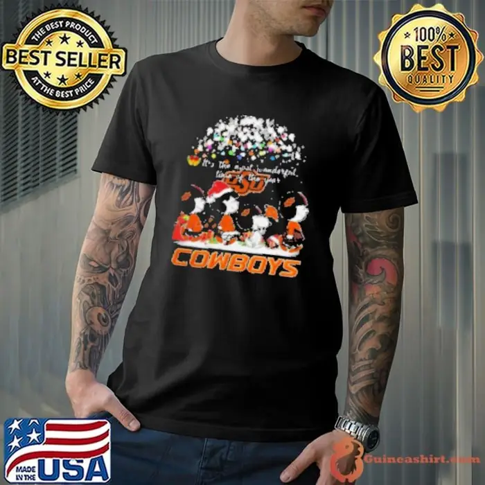 Peanuts Oklahoma State Cowboys It’s The Most Wonderful Time Of The Year Winter Unisex