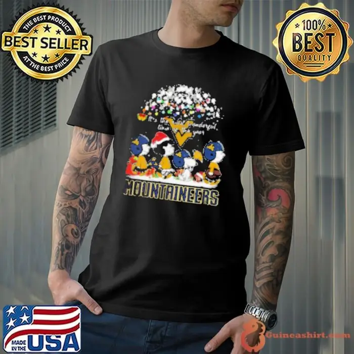 Peanuts West Virginia Mountaineers It's The Most Wonderful Time Of The Year Winter Unisex