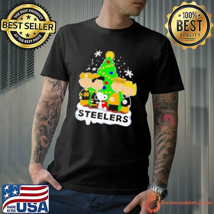 Snoopy x friends Fan of Pittsburgh Steelers Merry Christmas Unisex