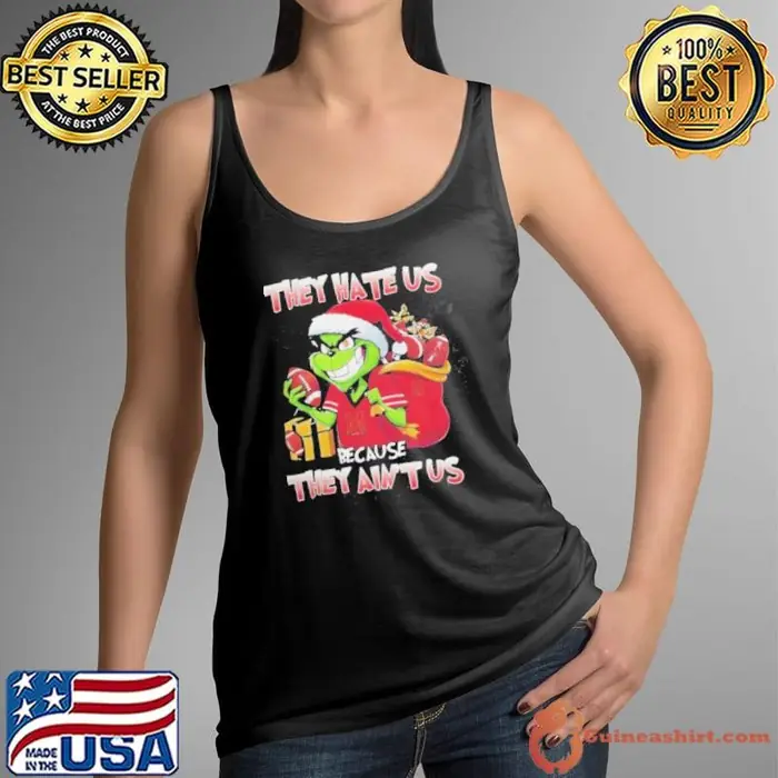 They Hate Us Because They Ain’t Us Grinch Vs Maryland Terrapins Football Christmas Tank Top