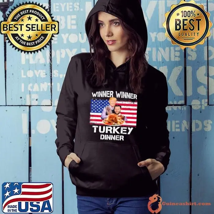 Trump Vance Winner Winner Turkey Dinner Thanksgiving Hoodie
