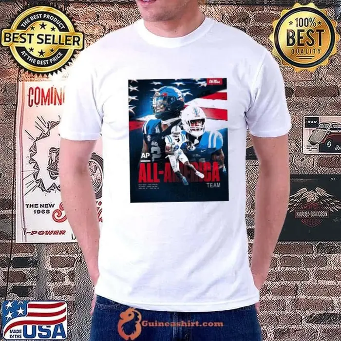 AP All-America Team Tre Harris, Walter Nolen, Pooh Paul Ole Miss Rebels 2024 Poster Unisex