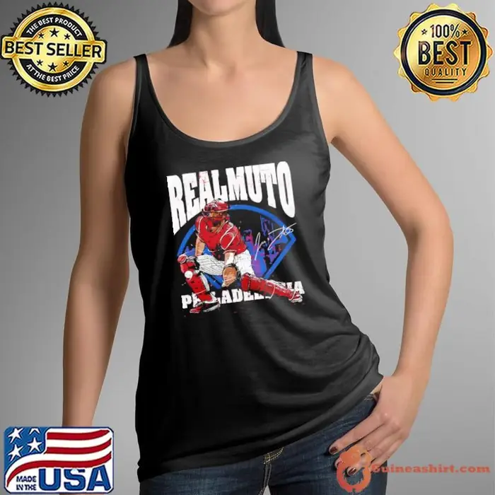 American professional baseball catcher jt realmuto field T-Shir Tank Top