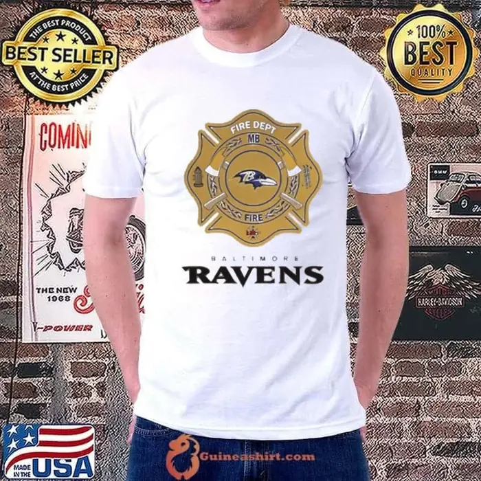 Baltimore Ravens Firefighter Appreciation logo Unisex