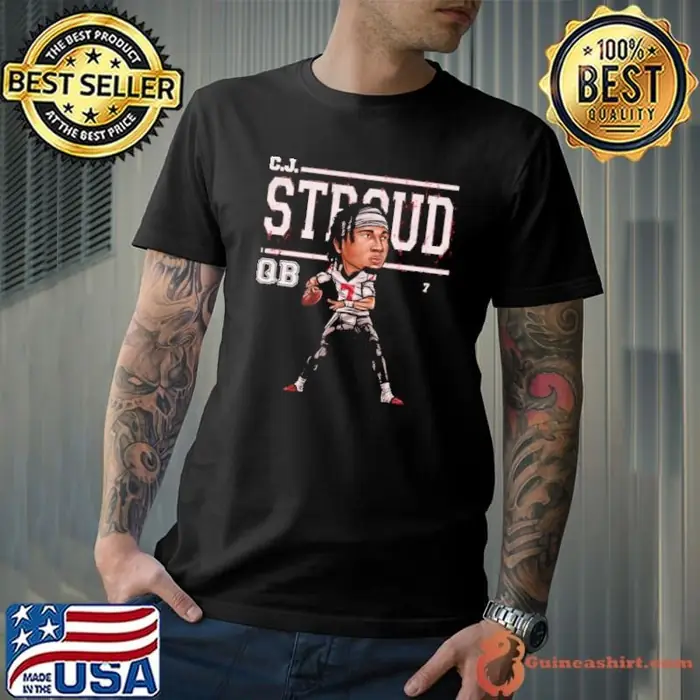 C.J. Stroud American professional football quarterback Houston Cartoon Tribute Unisex