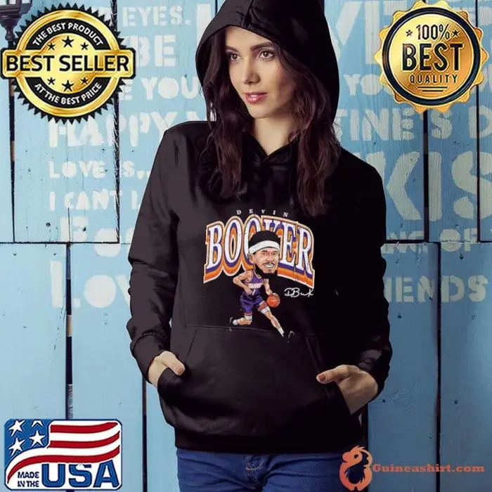 Devin Booker American professional basketball Phoenix Cartoon Hoodie