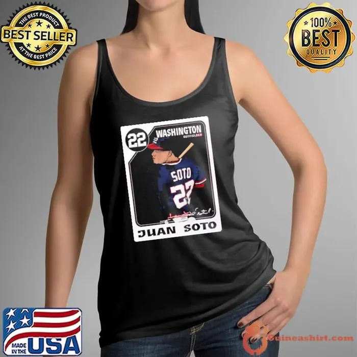 Dominican professional baseball outfielder juan soto card Tank Top