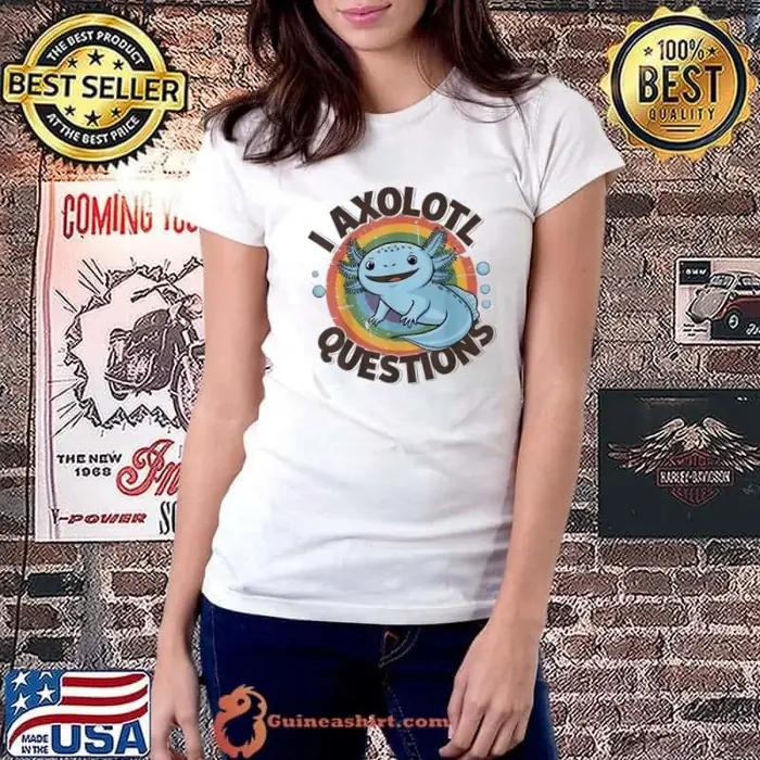 I Axolotl Questions Cute Retro Toddler Boy Girl Kids Ladiestee