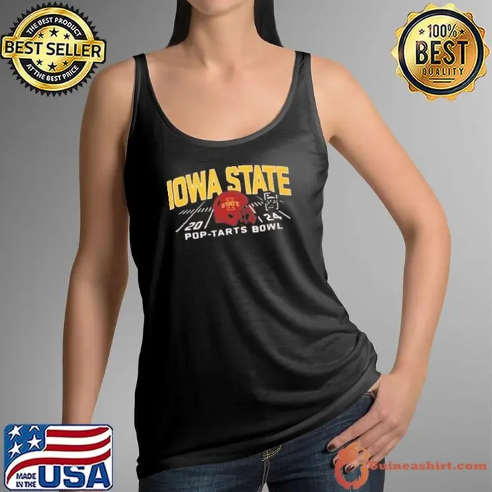 Iowa State Cyclones Cardinal 2024 Pop Tarts Bowl Bound Tank Top