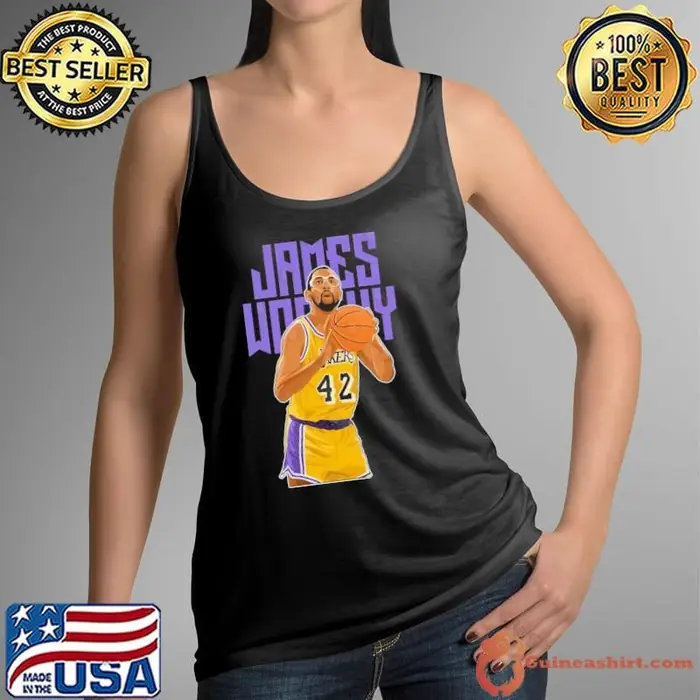 James Worthy Small Power Forwards #42 Bold Tank Top