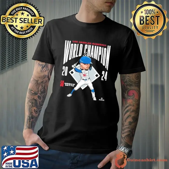 Los Angeles 24 World Champion Mookie Betts Mlbws24Mb Unisex