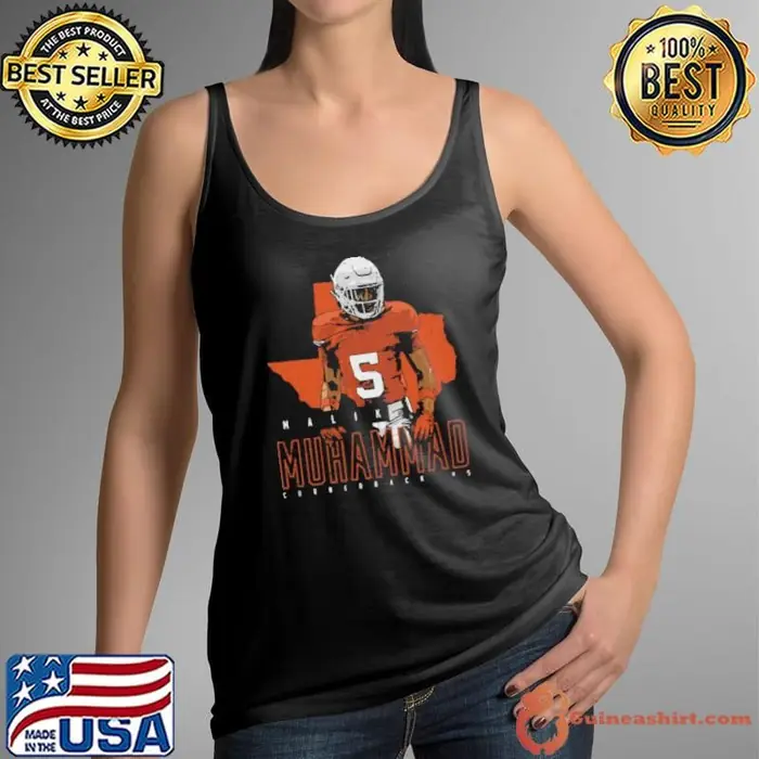 Malik Muhammad American football cornerback College Map State Tank Top