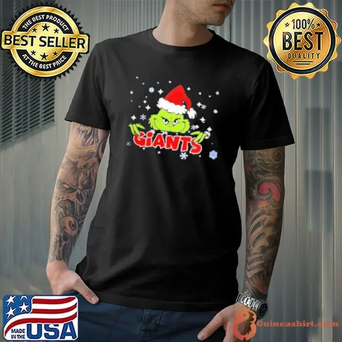 NFL New York Giants Merry Christmas Grinch Unisex