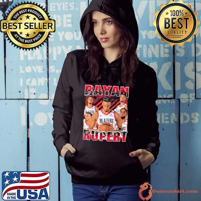 Rayan Rupert French professional basketball player Portland Trail Blazers Hoodie