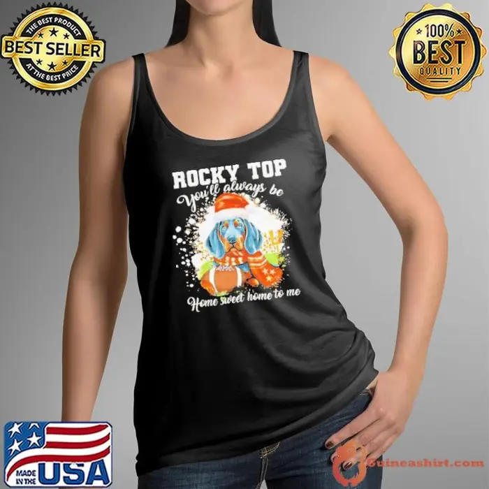 Tennessee Vols Rocky top you’ll always be home sweet home to me Christmas Tank Top