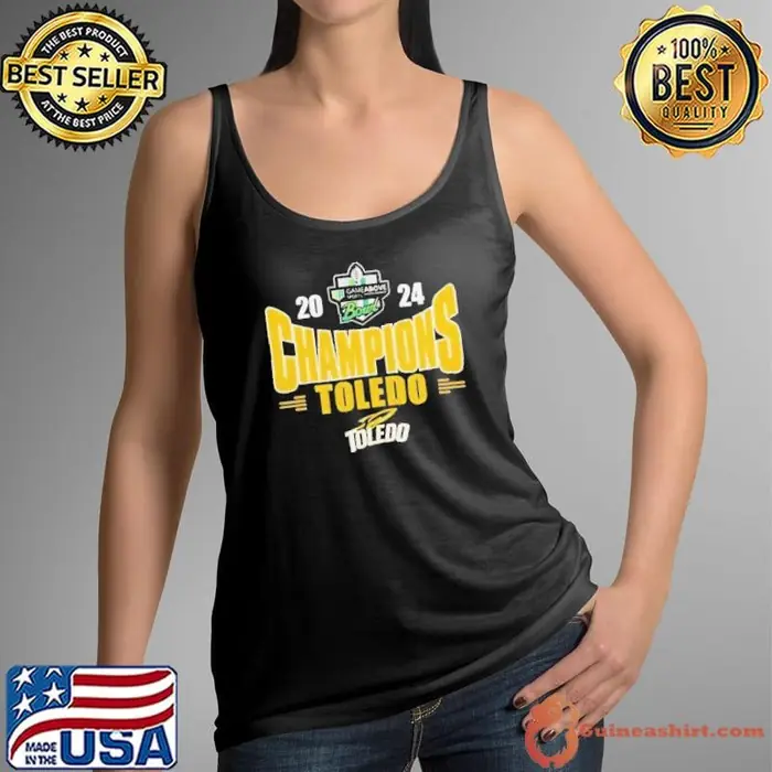 Toledo Rockets 2024 GaveAbove Sports Bowl Champs Tank Top