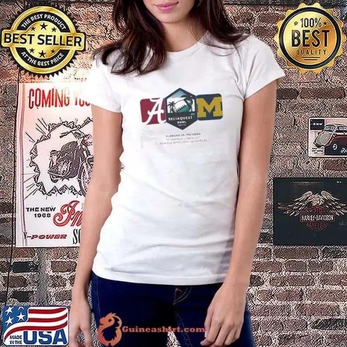 Alabama Crimson Tides Vs Michigan Wolverines Reliaquest Bowl Matchup On December 31st 2024 Ladiestee